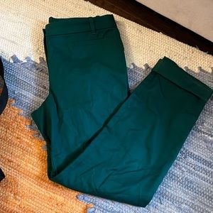 J crew Lexie Stretch Pant Emeryld